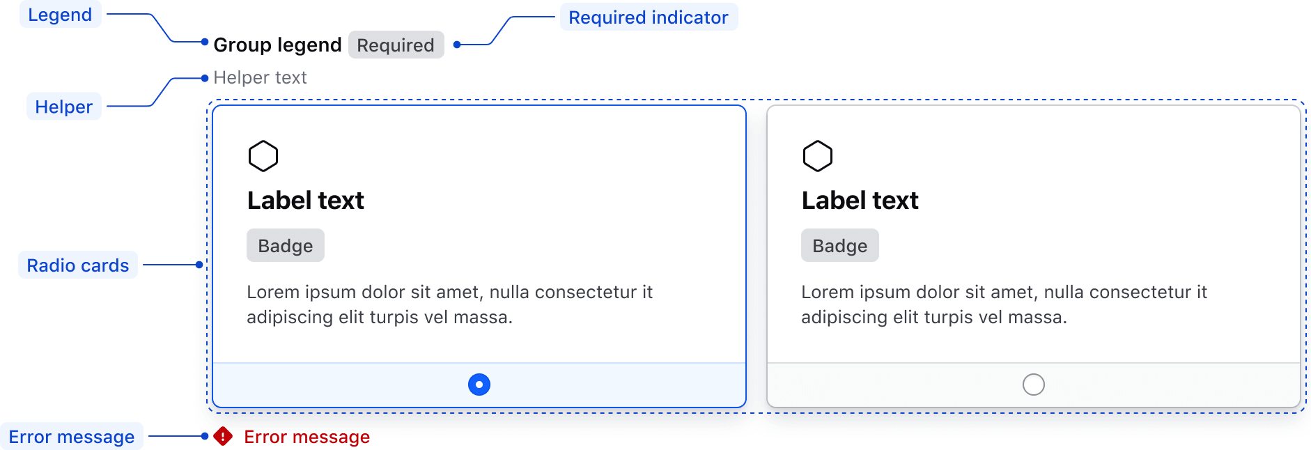 Anatomy of the Radio Card group